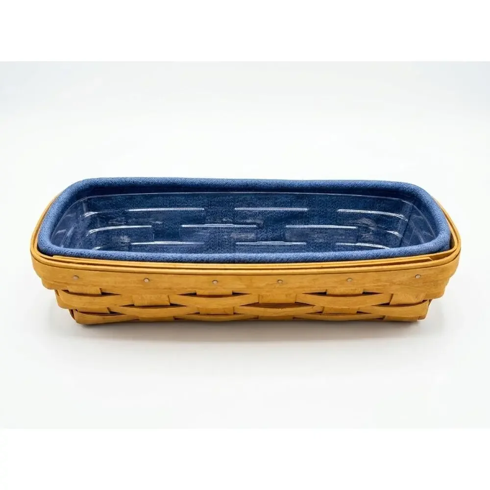 Vintage Longaberger Cracker Basket (2004) – Complete Set - Signed and Dated